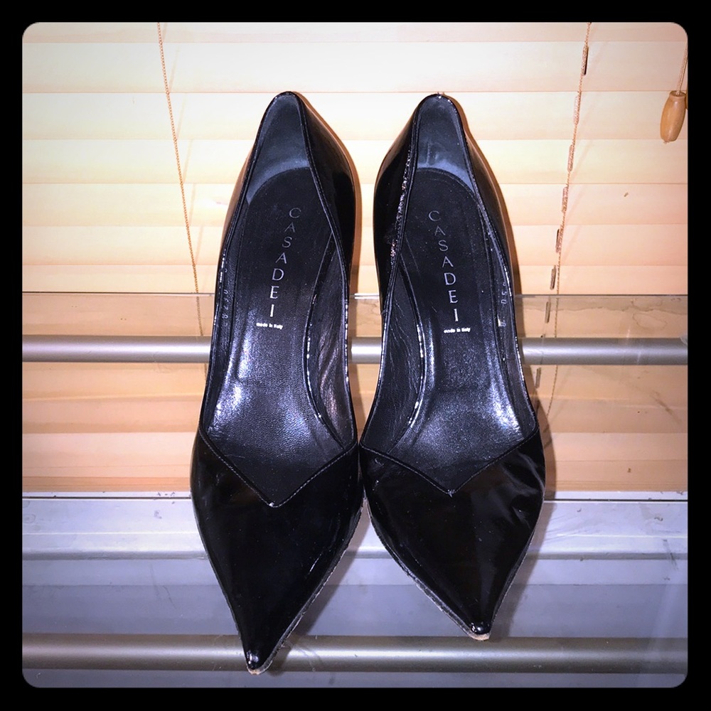 Casadei black pumps